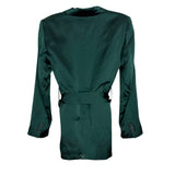 LOFT Green Satin Belted Blazer NWT- Size 0 (sold out online)