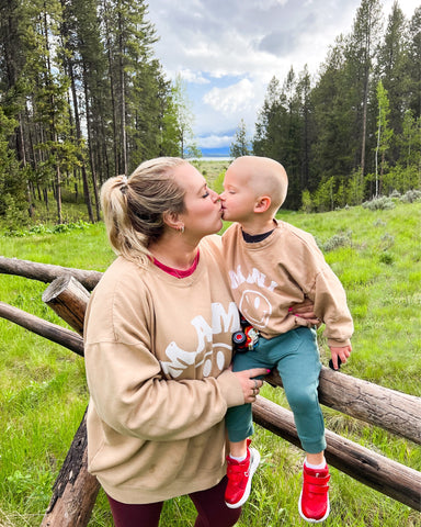 Show Me Your Mumu Tan Mama Sweatshirt-Size ~XL (see notes, no size tag, fits like an XL - Sold Out Online)