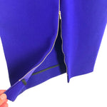 Victoria Beckham Blue Back Zipper Dress- Size 8