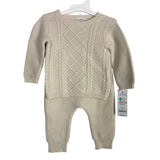 Carters Cream Knit Two Piece Pant Set NWT- Size 6M