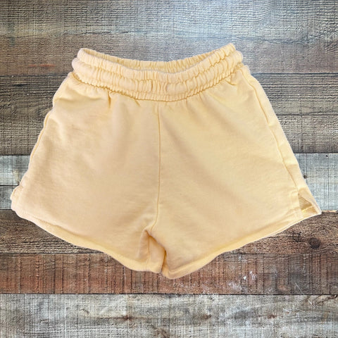 Zara Yellow Drawstring Shorts- Size 3-4Y