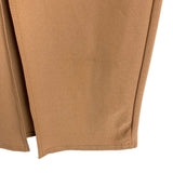 Boohoo Camel with Back Slit and Elastic Waist Skirt- Size 6 (see notes)