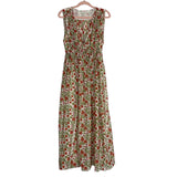 Roller Rabbit Floral Printed V-Neck Lined Dress- Size L