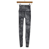 Lululemon Black/Grey Printed Leggings - Size 2 (Inseam 30")