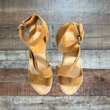 Dolce Vita Shayla Suede Leather Espadrille Sandals- Size 9.5 (see notes)