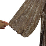 Show Me Your Mumu Weddings Gold Shimmer Dress NWT - Size XL