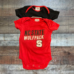 Rivalry Threads 91 NC State Set of Three Onesies- Size 3-6M (sold as a set)