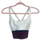 The Upside White Wine and Black Sports Bra- Size 6