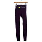 Lululemon Plum Printed Waistband Leggings- Size 4 (Inseam 30")