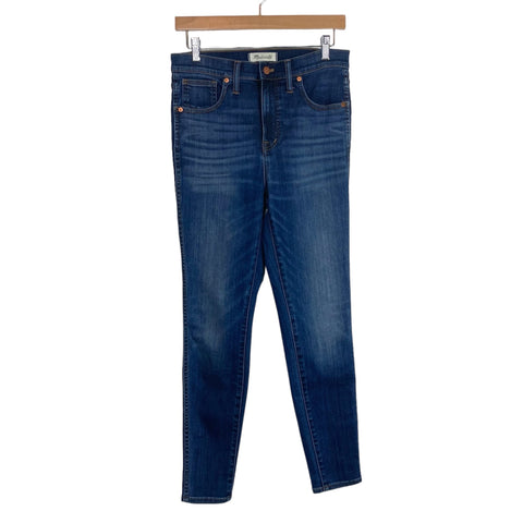 Madewell Dark Wash 10" High-Rise Skinny Jeans- Size 28 (Inseam 27")