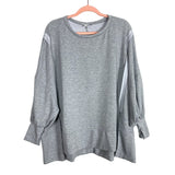 Hyfve Heather Gray Exposed Seams Sweatshirt/Tunic- Size S