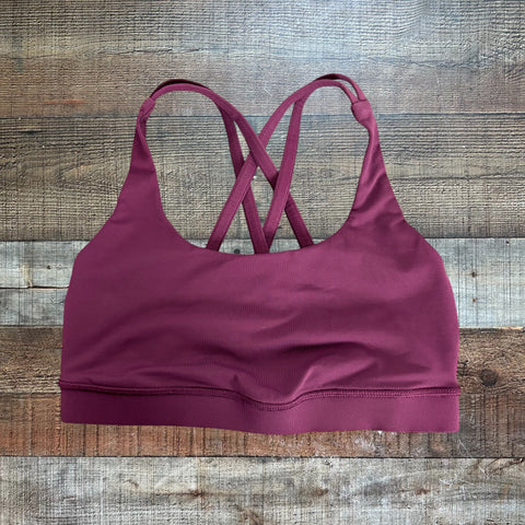 Lululemon Plum Sports Bra- Size 4