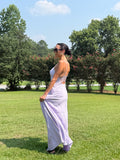 Jonathan Simkhai Purple Back Cutout Side Slits Dress- Size M