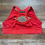 Savage X Fenty Red Front and Back Cutout Sports Bra- Size XL