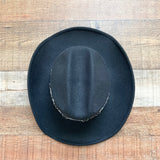 No Brand Black Wide Brim Hat