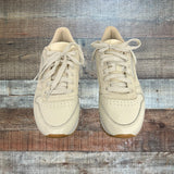 Reebok Cream Suede and Leather Sneakers- Size 6.5