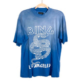 Annie Bing Blue Ashton Snake Tee- Size XS (see notes, sold out online)