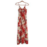 Grace Karin Tan Floral Print Maxi Dress NWT - Size S