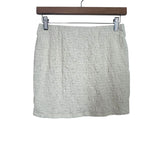 Oak + Fort Cream Textured Elastic Waist Mini Skirt- Size XS (we have matching top)