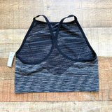 Aerie Black White and Grey Space Dye Bralette NWT- Size L