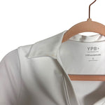 Your Personal Best Sculpt LUX White Collared Top With Built In Padding - Size S (See Notes)