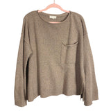 Promesa Brown Multi-Color Speckled with Roll Neckline Sweater- Size L