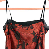Kourt Black with Copper Shimmer Floral Printed Dress NWT- Size 0 (sold out online)