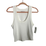 Abercrombie & Fitch White Tank Top NWT- Size M