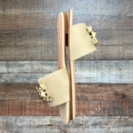 Bamboo Ivory Buzzing Sandal NWT - Size 8