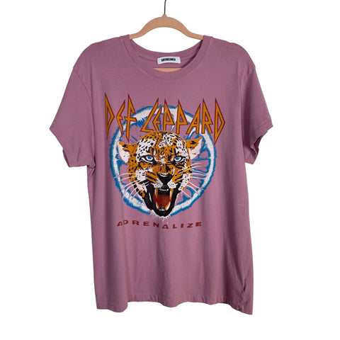 Daydreamer Purple Def Leppard Tee- Size L