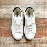Steve Madden White Leather Sneakers- Size 7.5 (see notes)