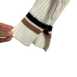 Abercrombie & Fitch Cream Knit Sweater - Size XL
