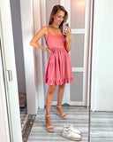 Kiwi + Punch Pink Dress - Size XS