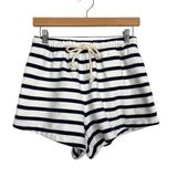 Aerie White/Navy Stripes Drawstring Shorts- Size S (sold out online, we have matching sweatshirt)