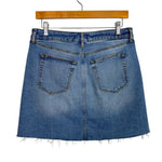 LOFT Raw Hem Denim Skirt NWT- Size 2