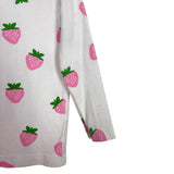The Beaufort Bonnet Company Strawberry Print Turtleneck- Size 3T (see notes)