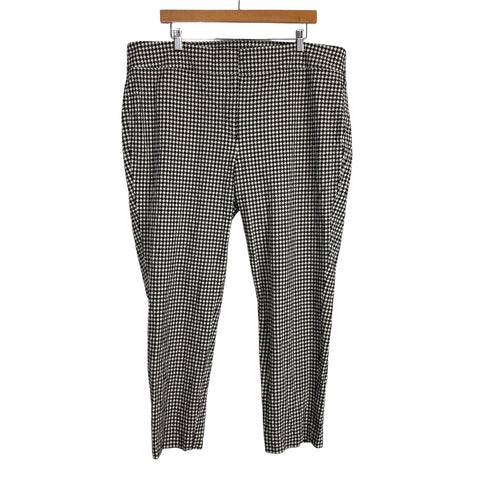 Talbots Houndstooth Chatham Ankle Pants- Size 20W (Inseam 27”)