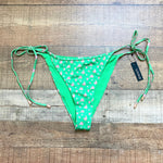 Lounge Green Floral Side Tie Bikini Bottoms NWT- Size XL (we have matching top)