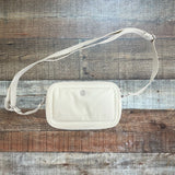 Lululemon Cream Double Zipper Crossbody Camera Bag
