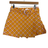 Urban Outfitters Orange and Purple Plaid Skort- Size 2 (see notes)