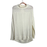 We The Free Cream Mock Neck Tunic - Size XS (See Notes)