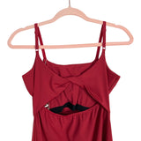 VertVie Red with Built in Padded Bra Tennis Dress and Biker Shorts Set NWT- Size S (sold as a set)