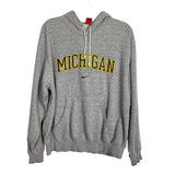 Nike Team Grey Michigan Hooded Sweatshirt - Size M (See Notes)