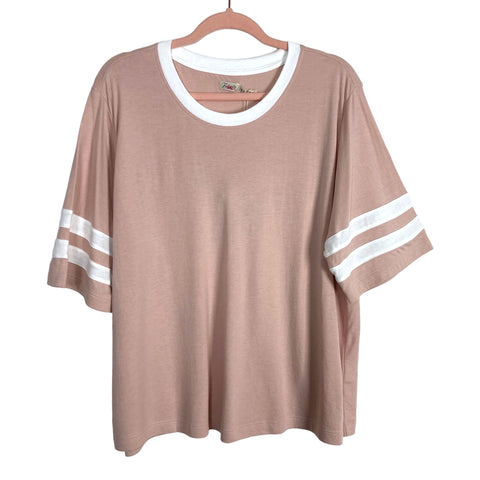 Faherty Peach Cloud Varsity Tee NWT- Size XL (sold out online)