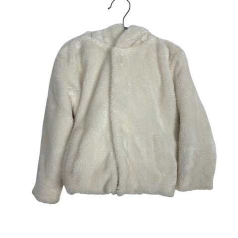 Magnetic Me Off White Hooded Jacket - Size 18-24M (27 - 30 lbs)