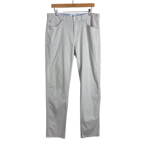 Peter Millar Men's Light Gray Pants- Size 35 (see notes, Inseam 33”)