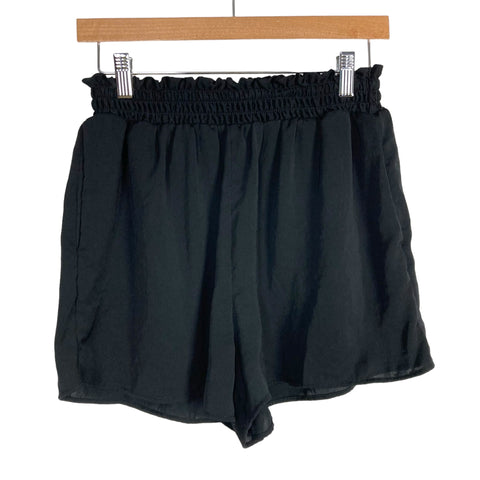 American Eagle Black Elastic Waist Shorts- Size M