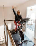 Onzie Red and Black Animal Print High Rise Leggings- Size S/M (sold out online, Inseam 24”)