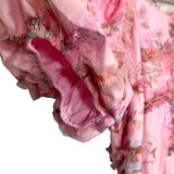 Ivy City Co. Pink Floral Ruffle Tulle Dress- Size 12