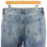 Old Navy O.G. Straight High Rise Distressed Jeans- Size 10